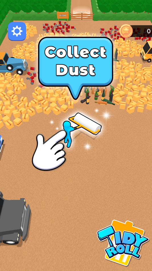 #1. Tidy Roll : Cleaning Game (iOS) Bởi: Eureka Studio Inc.