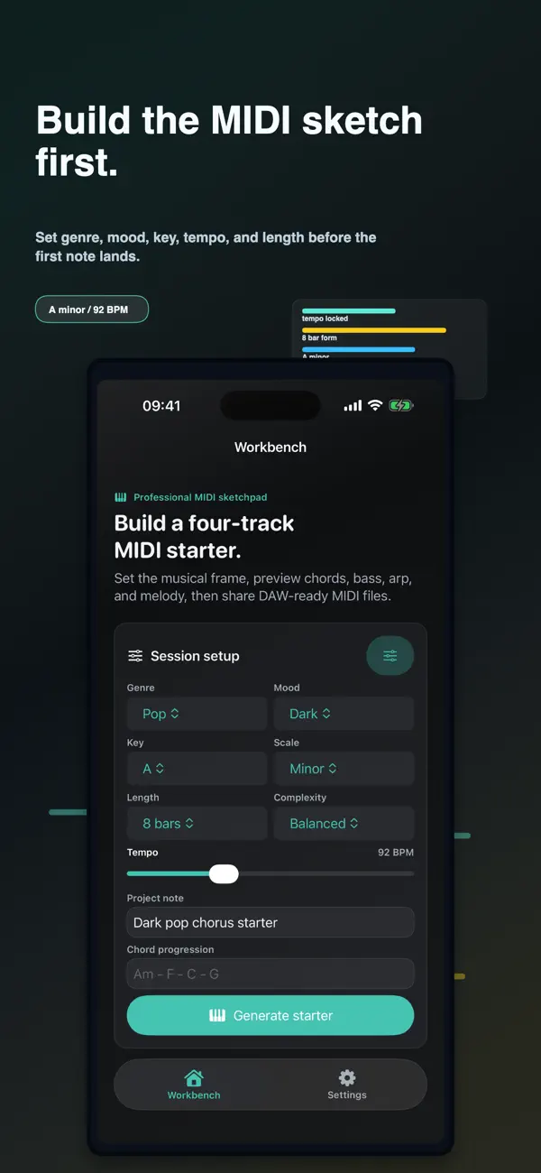 #1. MotifPilot: MIDI Builder (iOS) 由: Borealbit Technology Limited