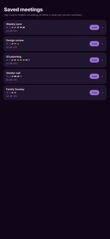 MeetPlanner: Time Zones Screenshot 4 of 5