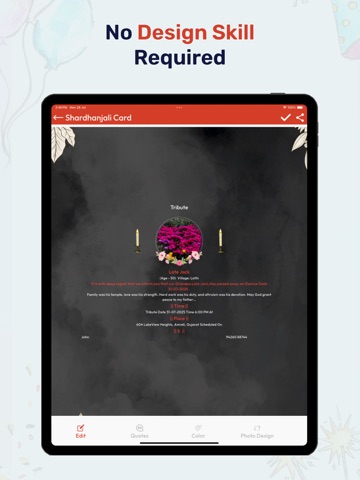 Pixano - Business Post Maker iPad screenshot 5