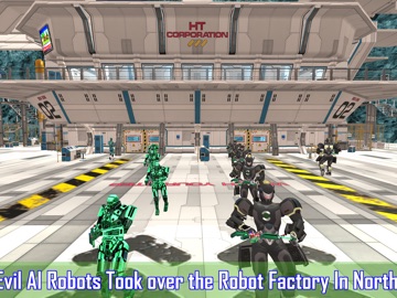 Robots Warrior Attack Bots War iPad screenshot