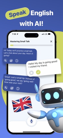 Learn & Speak English・AI Tutor iPhone screenshot