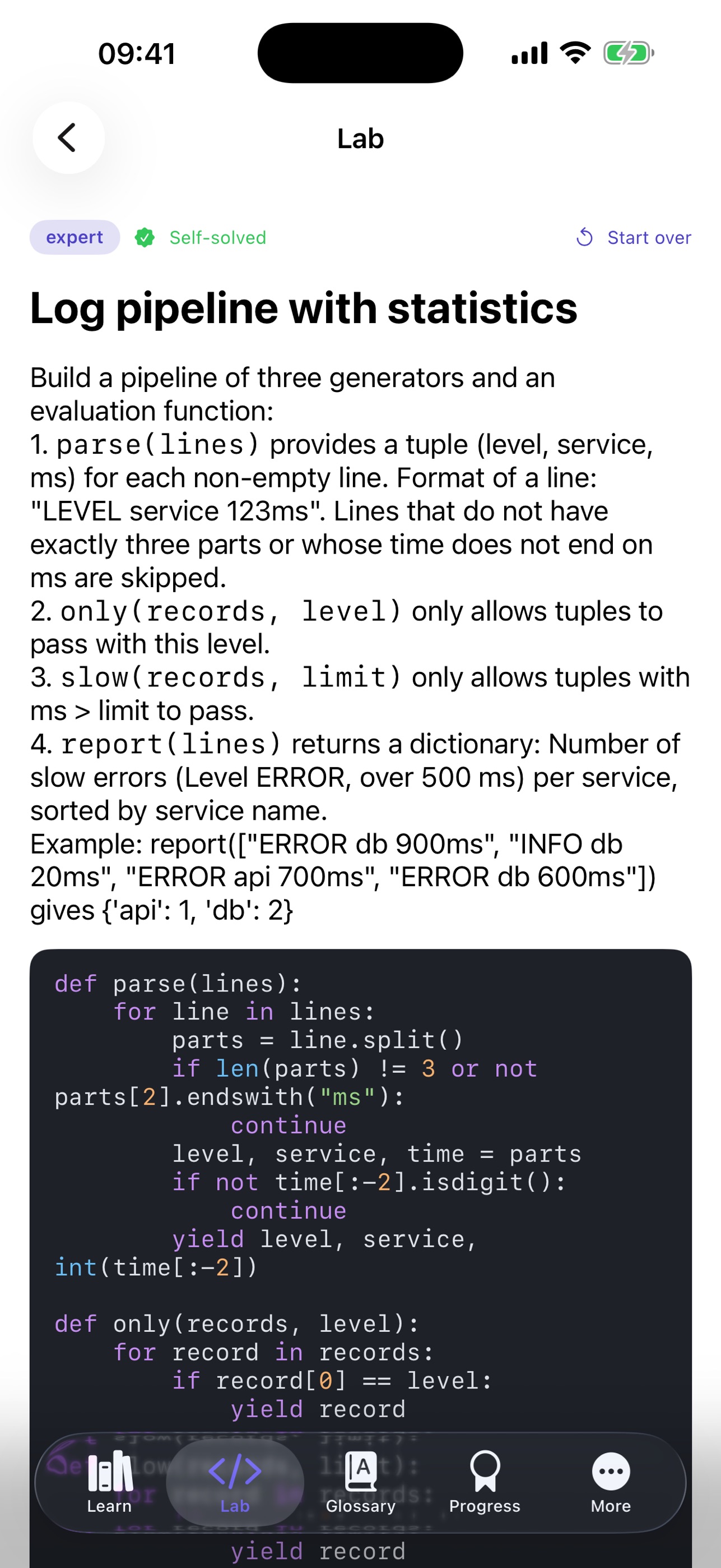 Screenshot 3 of Python for Pros: Code Lab
