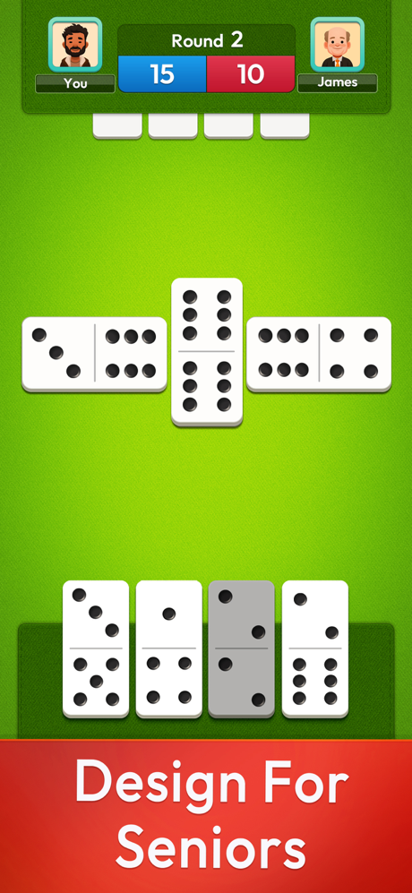 Arcadia Dominoes for Seniors screenshot 1