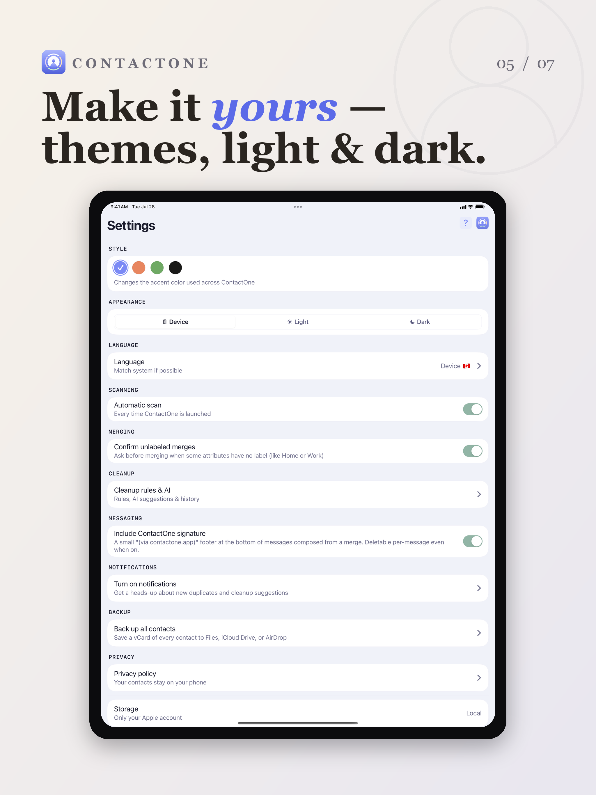 ContactOne: Perfect Contacts screenshot 12