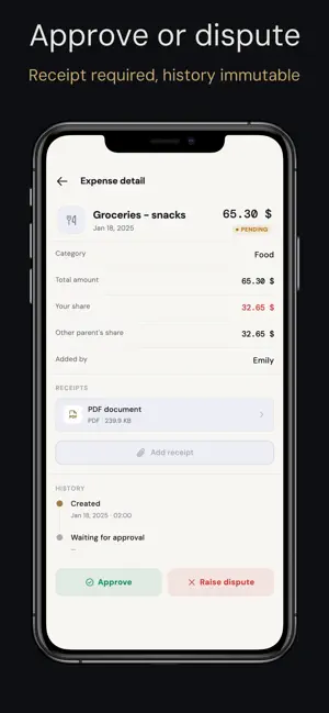 Duo: Co-Parenting Expenses screenshot 2
