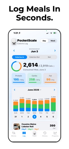 PocketScale: Macro Tracker Screenshot 2 of 10