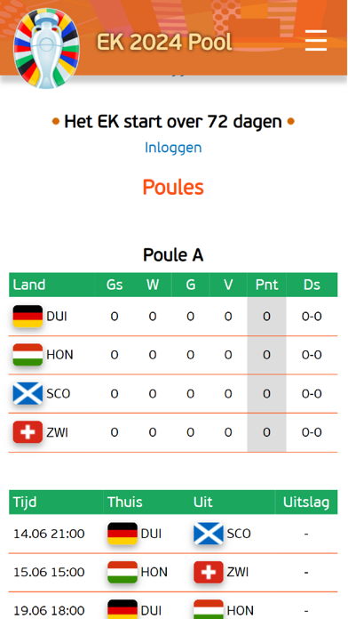 EK 2025 Pool Screenshot