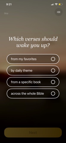 Rise in Grace: Bible Alarm iPhone screenshot