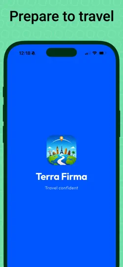 Capture d'écran de Terra Firma Travel sur iPhone 1