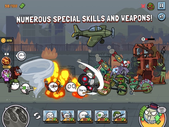 Balls vs Zombies: No Escape iPad screenshot
