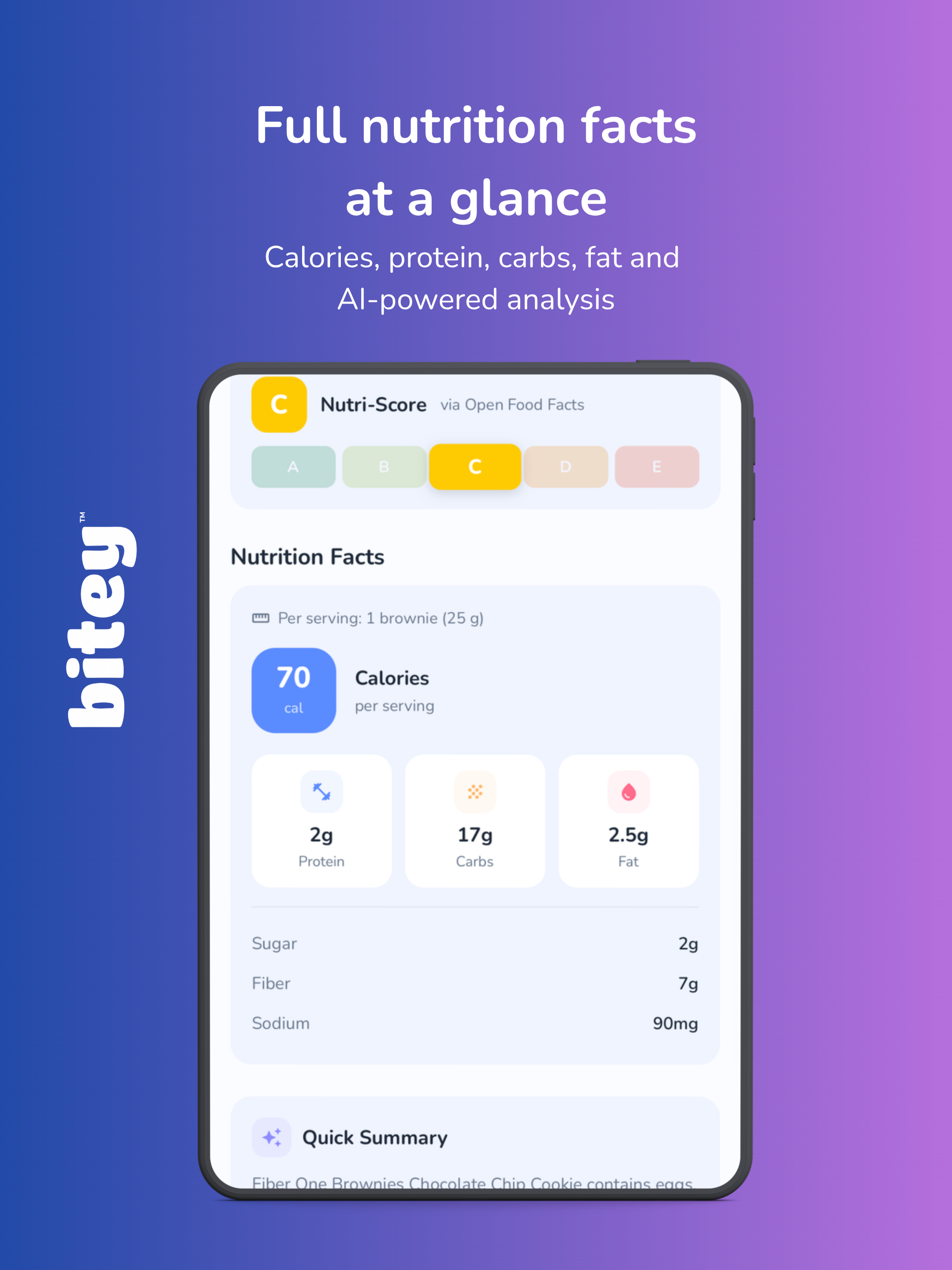 Bitey: Food Allergy Scanner