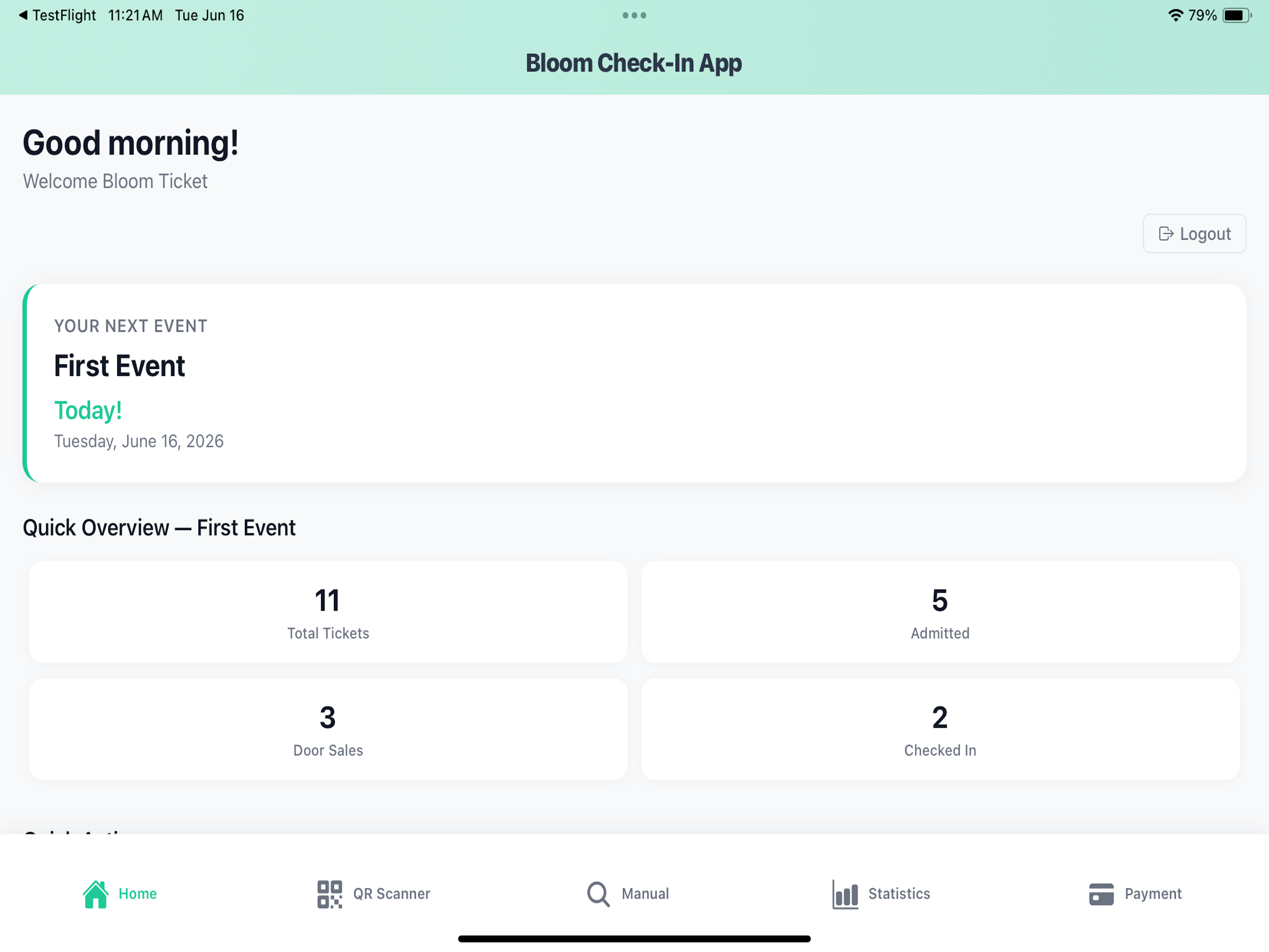 Bloom Check-In screenshot 5