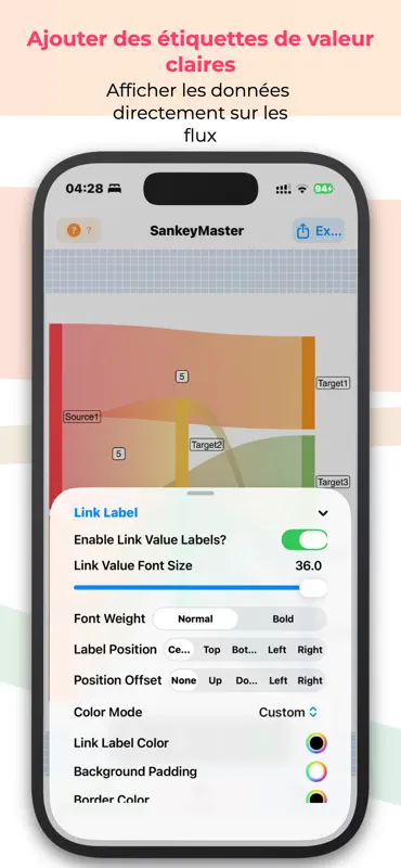 SankeyMaster: Diagramme Sankey screenshot 6 of 7