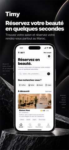 Timy - Réservation beauté screenshot 1