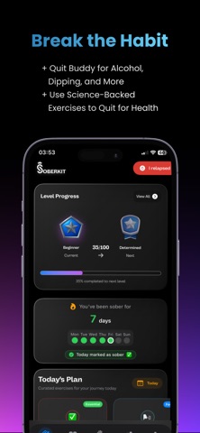 SoberKit: Quit Alcohol Now! screenshot