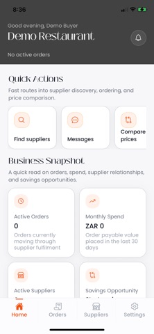 Servd iPhone screenshot