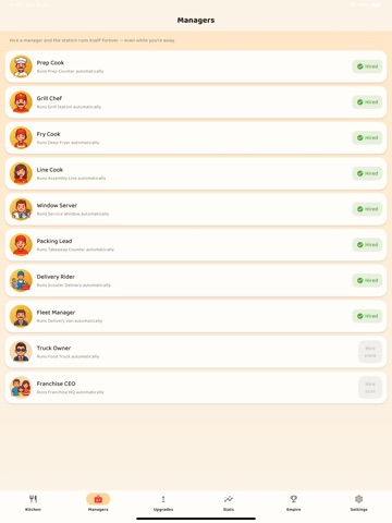 Streatery: Food Truck Tycoon iPad screenshot