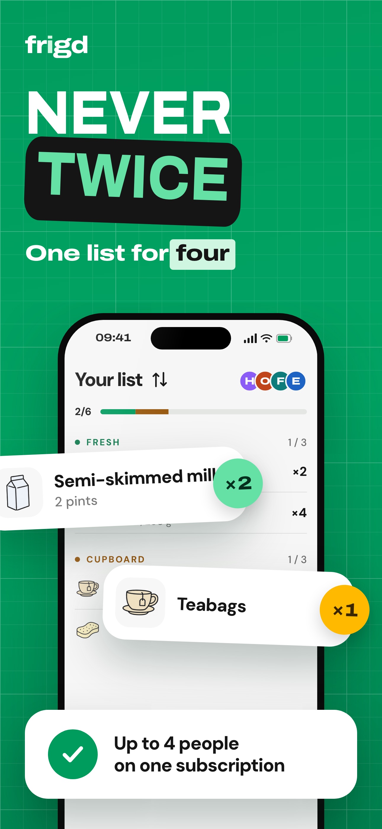 Screenshot 6 of Frigd: Smart Shopping List