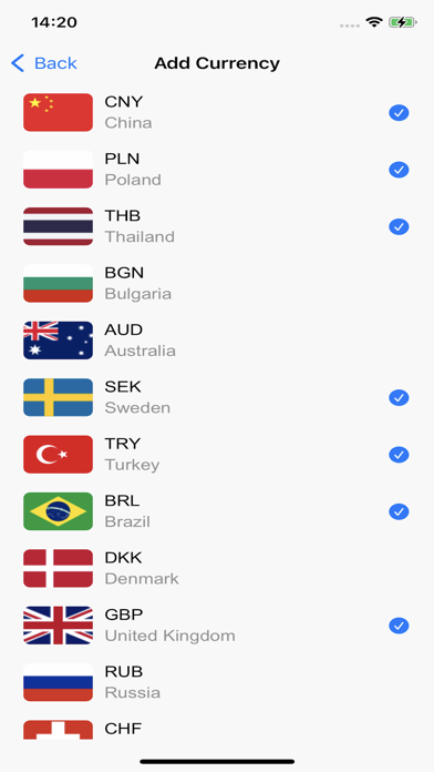 Currency Conversion & Latest Screenshot