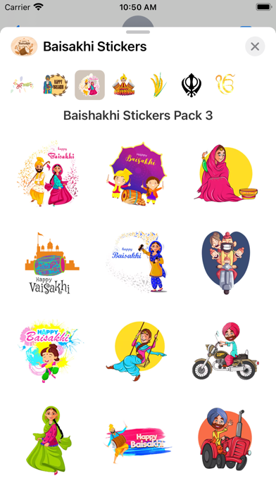 Screenshot #3 pour Baisakhi Stickers
