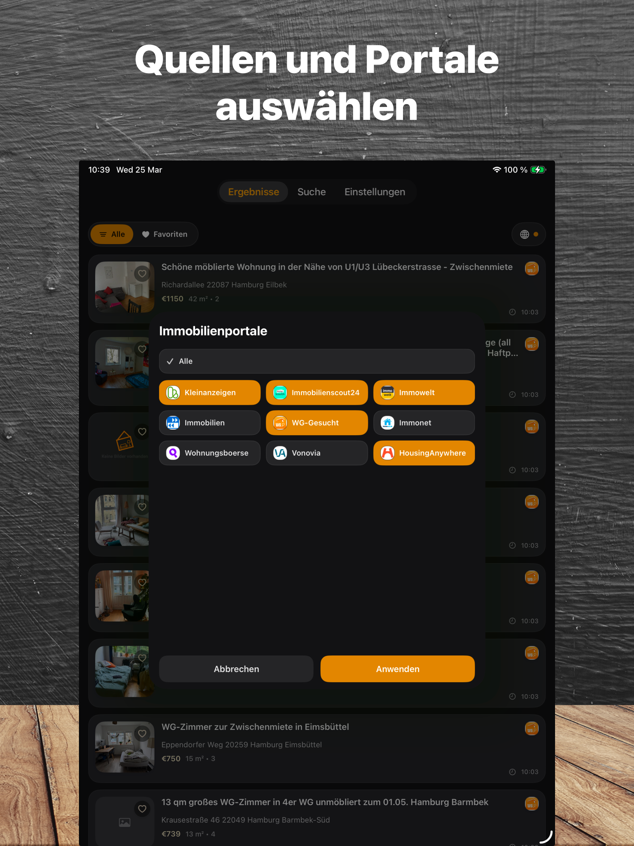 Hamburg Apartment Rent Finder