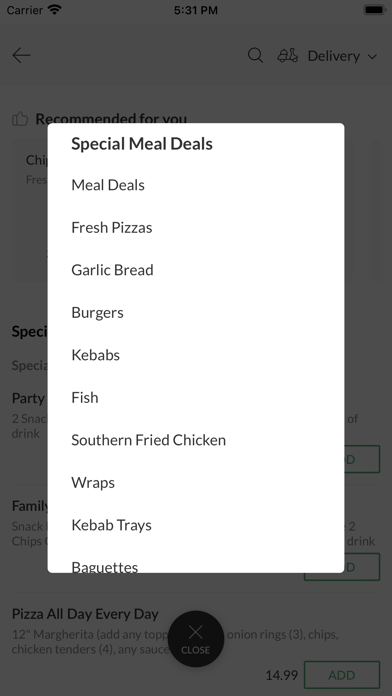 Central Grill Sallins Screenshot