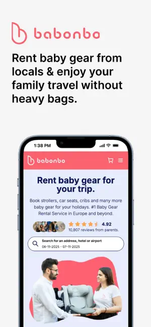 Babonbo - Baby Gear Rental screenshot 1
