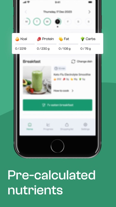 Keto Meal Plan: Carb Counter Screenshot