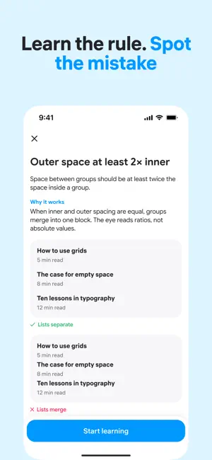 Uxy: UI/UX Design Quiz & Learn screenshot 4