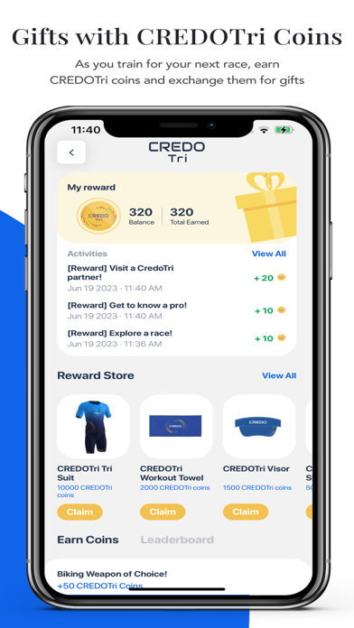 CredoTri – Swim, Bike & Run Screenshot