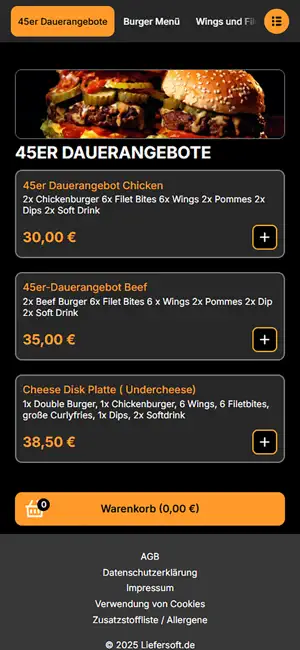 45 Burger screenshot 4