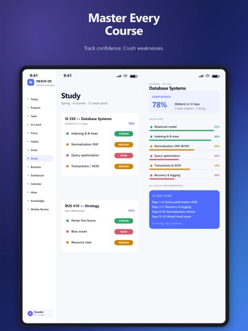 nexusos iPad screenshot