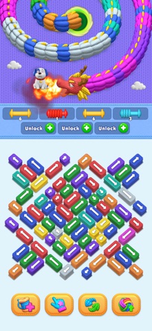 Wool Blast: Yarn Color Rescue iPhone screenshot