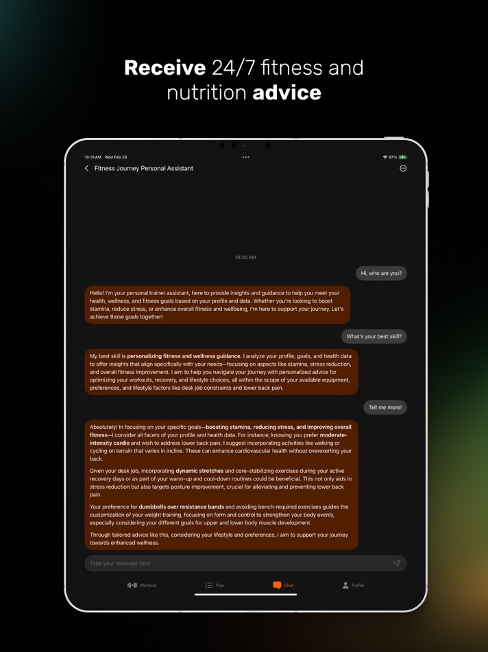 #5. Saga: AI Personal Trainer (iOS) By: Saga Coach LLC