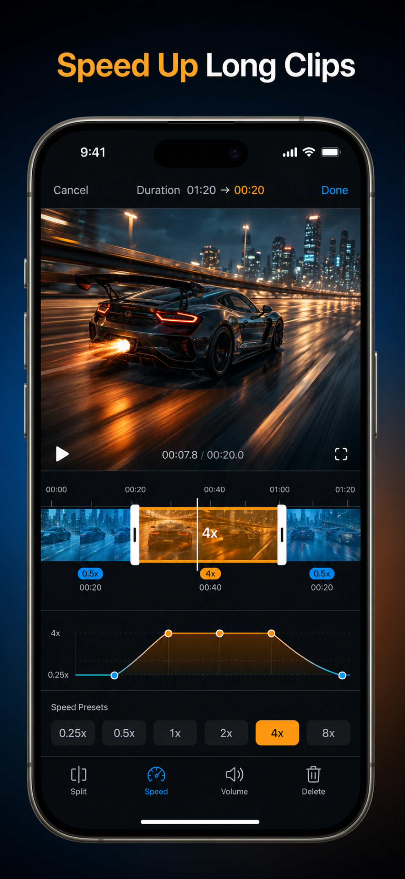 Video Speed Editor: Slow Mo screenshot 4