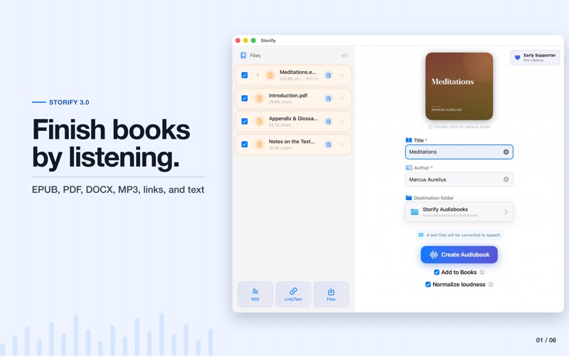 Storify: Audiobook Creator screenshot