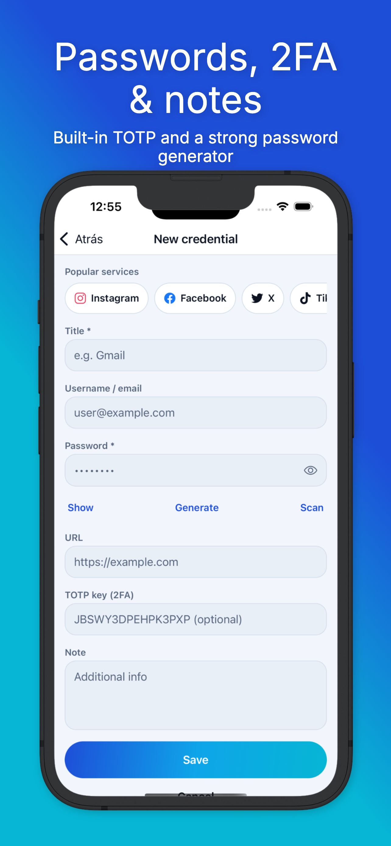 Nova Passwords screenshot 3