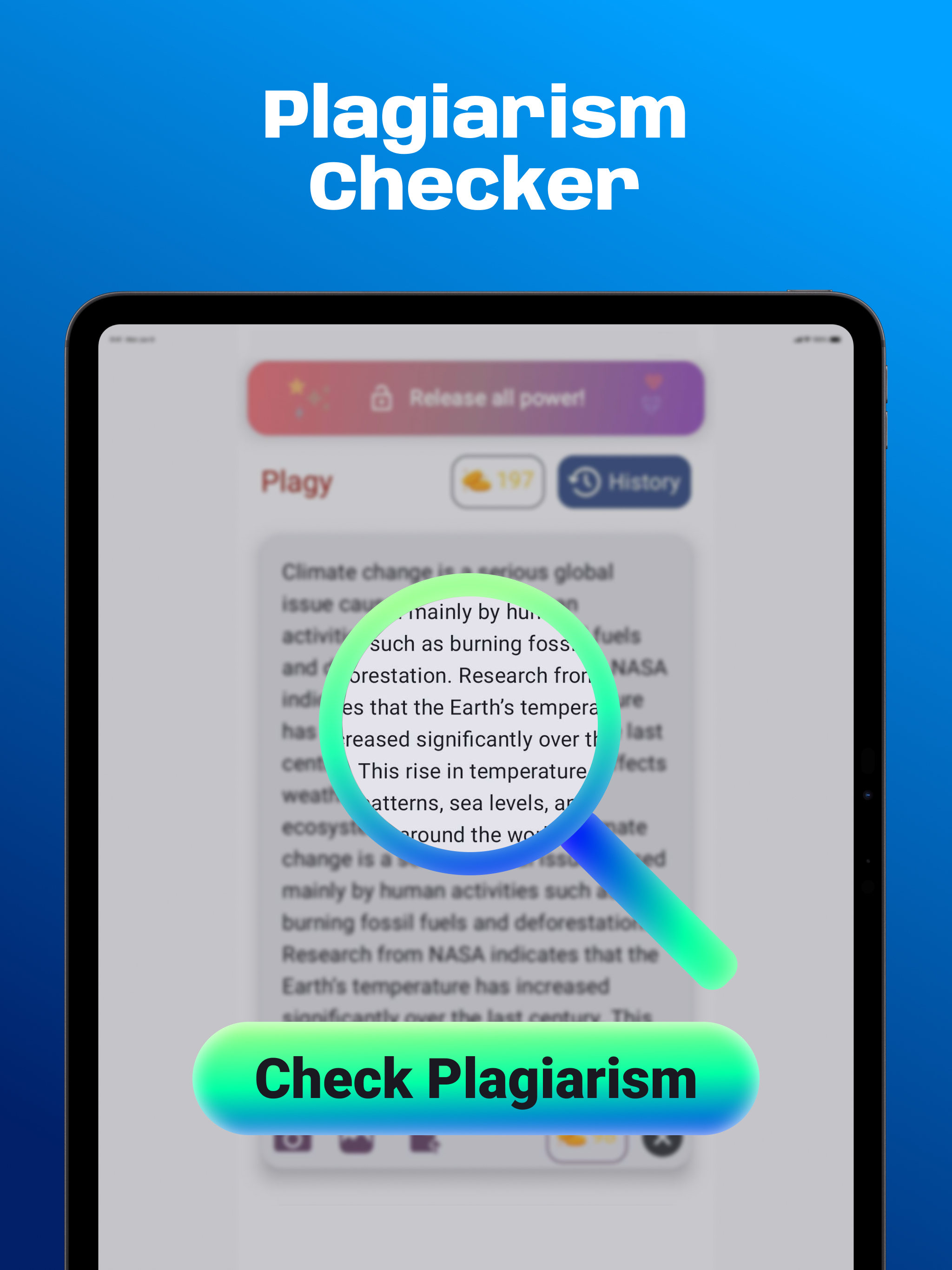 Plagiarism Check-Remove: Plagy