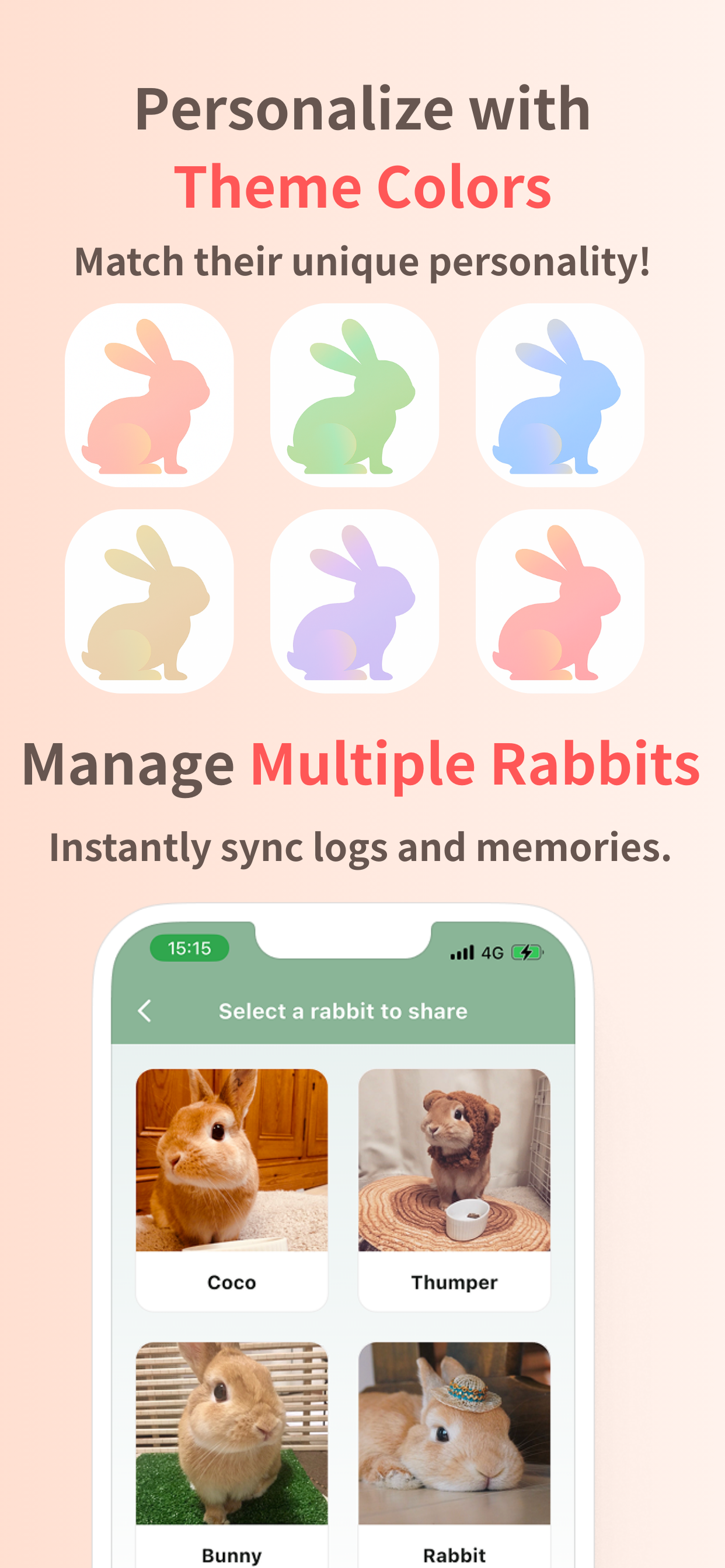 Rabbit Care -Pet Log & Tracker screenshot 7