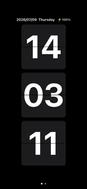 Focus Flip Clock: Aesthetic screenshot 1