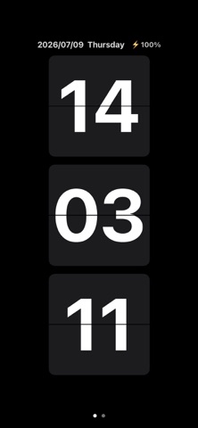Focus Flip Clock: Aesthetic Screenshot 1 of 7