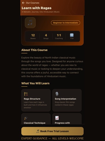 Malhaar Music iPad screenshot