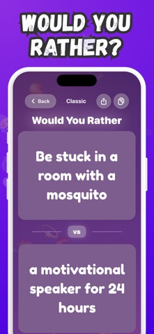 Would you rather? Adults +18 iPhone screenshot