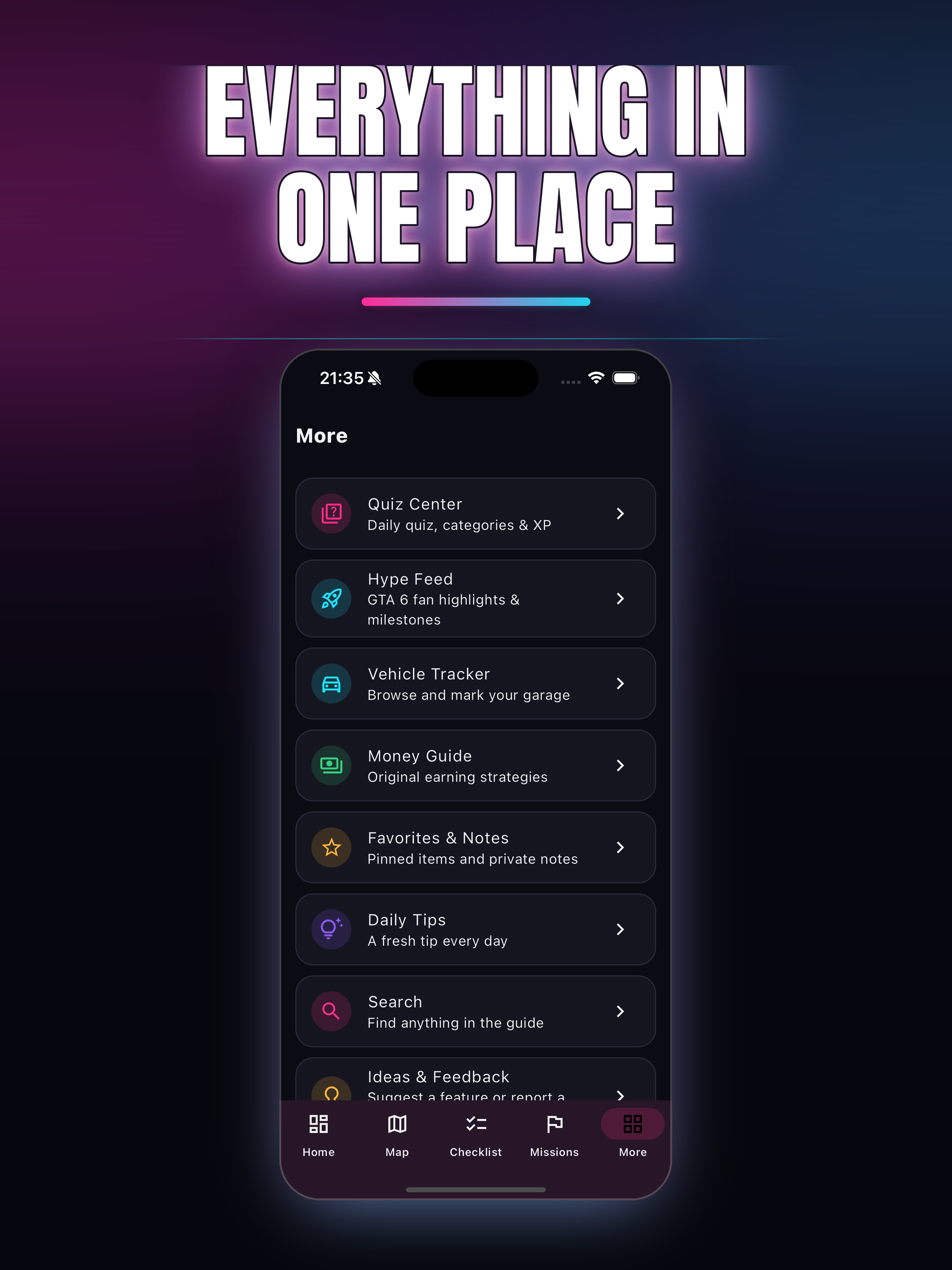 ViceGuide: Companion for GTA6 screenshot 9