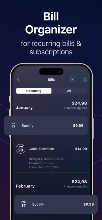 PocketGuard・Budget Planner App : capture d’écran 4 sur 8