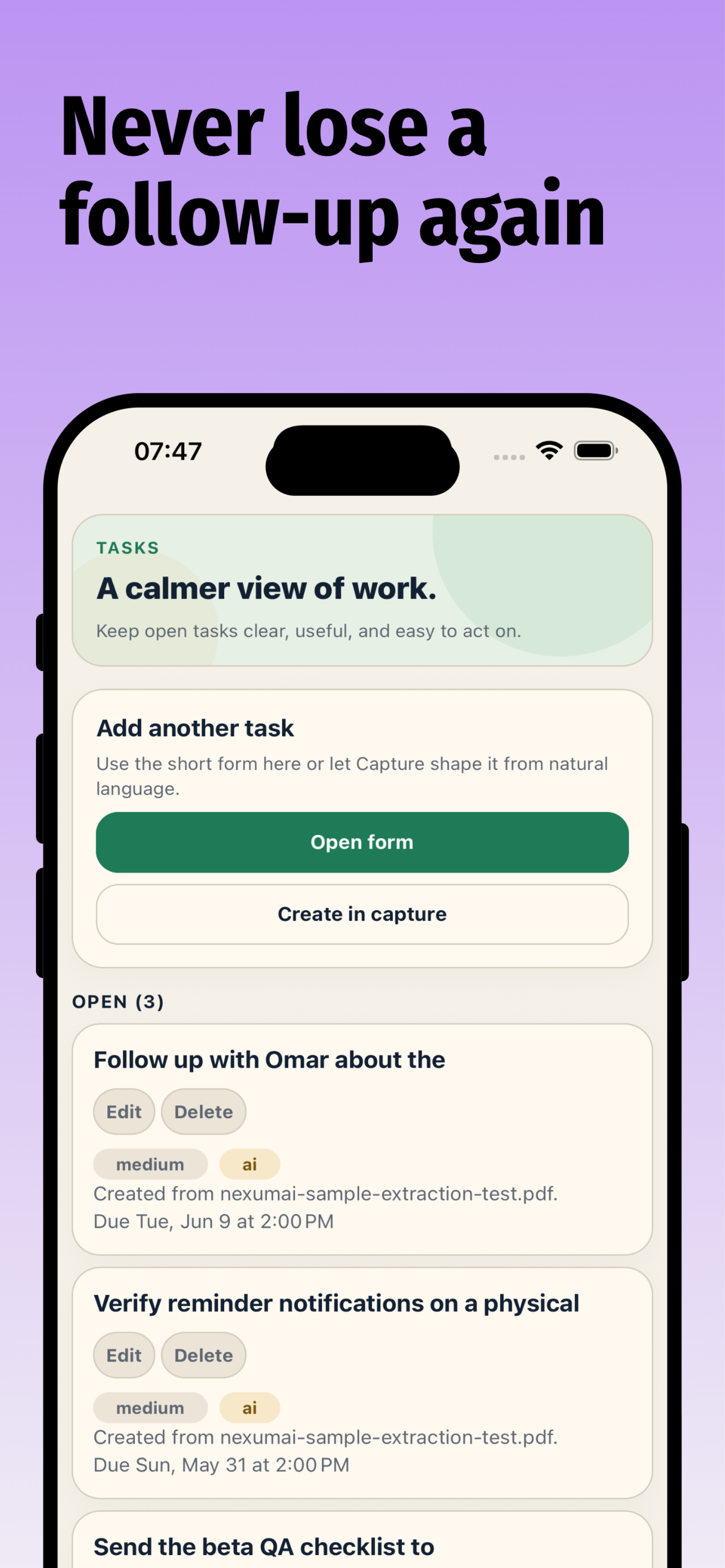 Nexum: AI Task Planner screenshot 5