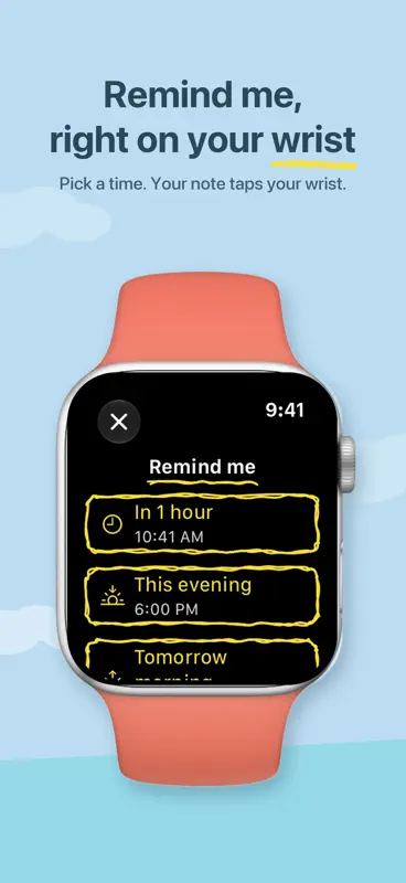 Notes+ for Watch: Remind Me screenshot 1 of 10