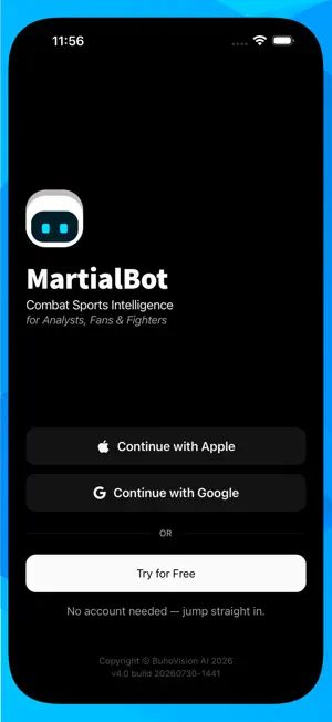 MartialBot: Boxing & MMA screenshot 1