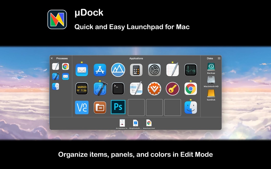 #2. uDock (macOS) 由: Grzegorz Staszczyk